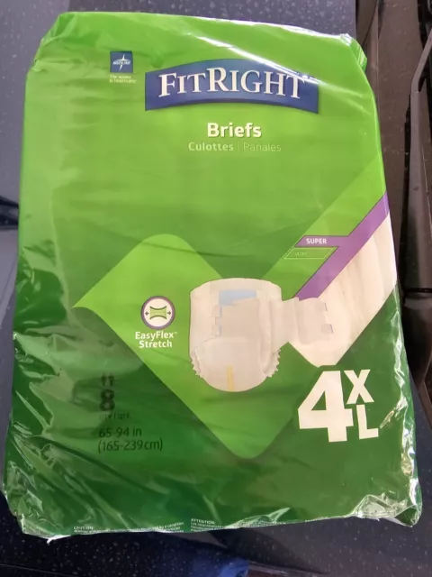 Medline FitRight Ultra Disposable Underwear M 20Ct