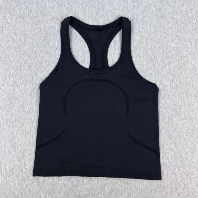 Lululemon Swiftly Tech Racerback Tank Top Womens 6 Black Perfect Condition