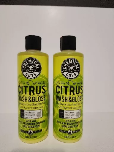 Chemical Guys Citrus Wash and Gloss Car Wash Liquid 16oz