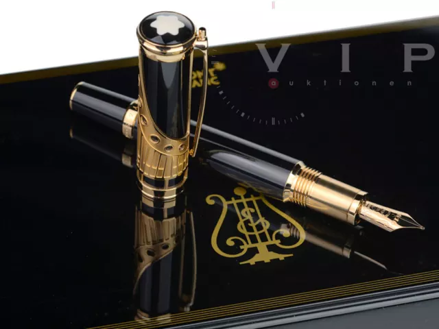 MONTBLANC PATRON of ART LIMITED EDITION 4810 HENRY STEINWAY FÜLLER FOUNTAIN PEN