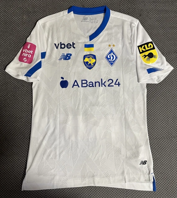 MATCH WORN SHIRT Dynamo Kiev Jersey Dynamo Kiev shirt Ukraine Ukraina