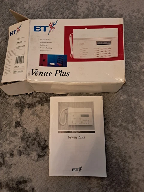 BT LANDLINE PHONE. VENUE PLUS. Boxed. Full Working Order. 1990's £18.73 ...
