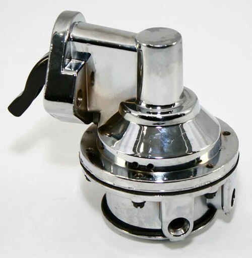NEW SBC CHEVY High Volume Replacement Chrome Mechanical Fuel Pump 305
