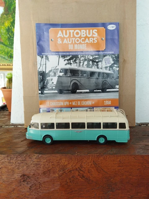 Modèle Réduit Autobus Van Hool VHF 306 1961 (Pays-Bas) - Échelle 1:43, Marque IXO Hachette - Occasion
