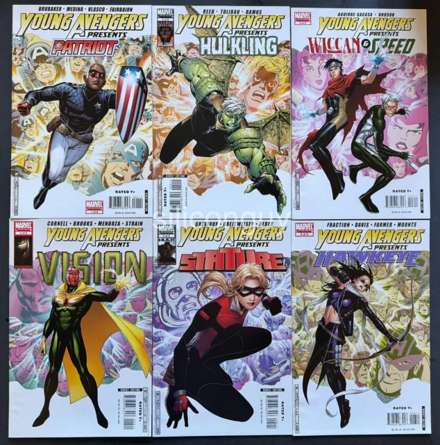 Young Avengers Presents #1-6 Complete Set Limited Series 2008 VF - NM Marvel