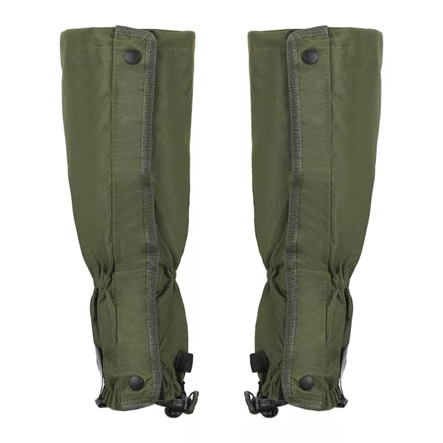 Leg Gaiters Waterproof Shoe Covers Hiking Gaiters Olive Green M