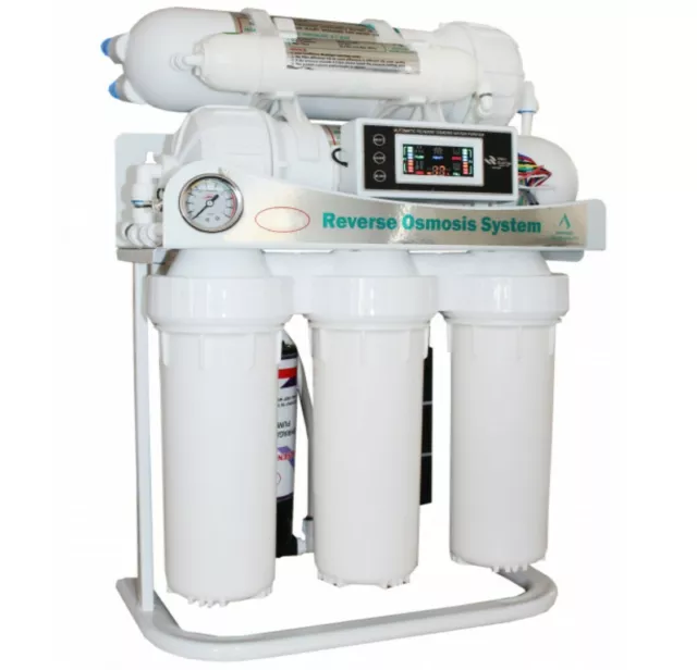 6 Niveles 1600 Gpd Filtro de Energía Osmosis Inversa Agua Direktflow Boosterpump