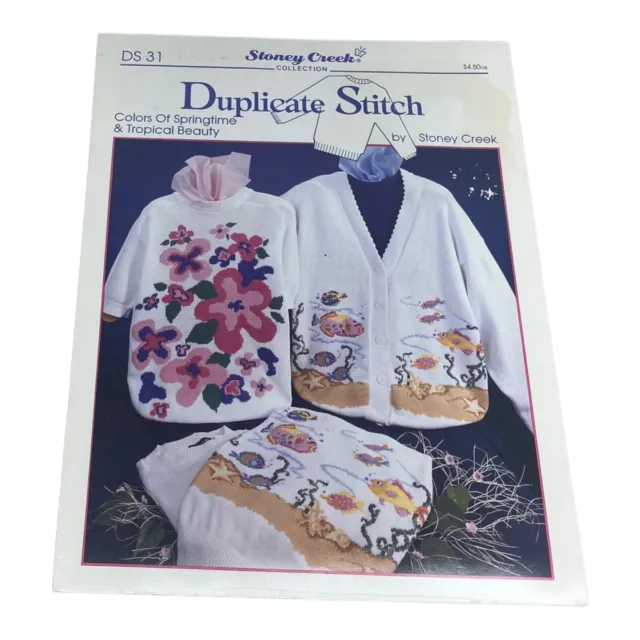 Stoney Creek Leaflet DS31 Springtime & Tropical Beauty  Duplicate Stitch