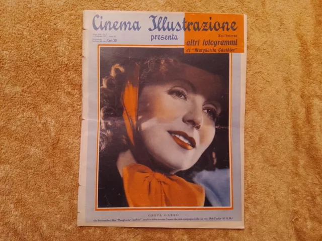 GRETA GARBO Cover 1937 Shirley TEMPLE Johnny WEISSMULLER TARZAN FLYNN HAVILLAND