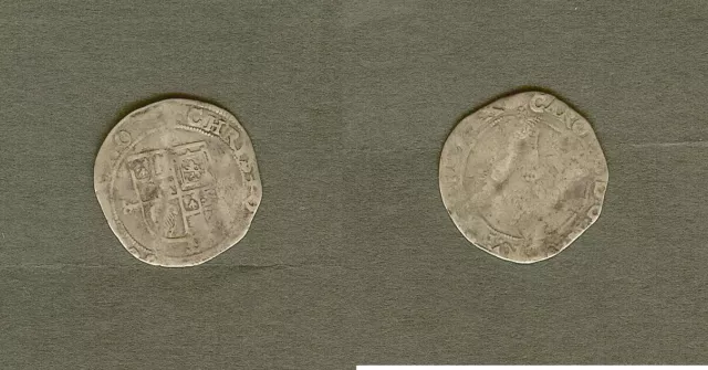 Charles I (1st) silver hammered sixpence