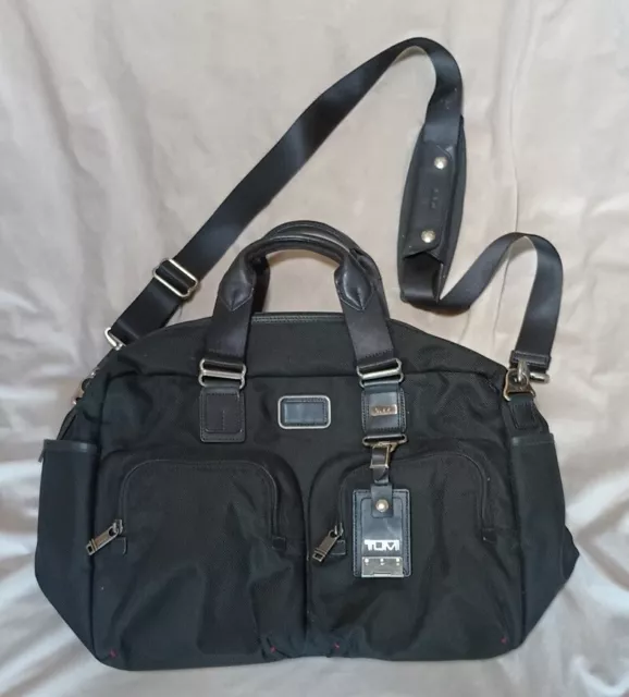 Tumi 22340DH Alpha Bravo Everett Essential Black 2 Way Business Briefcase Bag