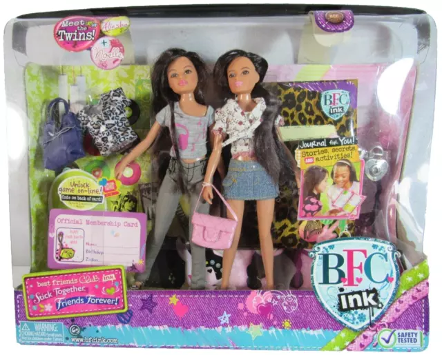 Mga Entertainment Bfc Ink "Meet The Twins" Dolls Aliesha & Noelle - New In Box