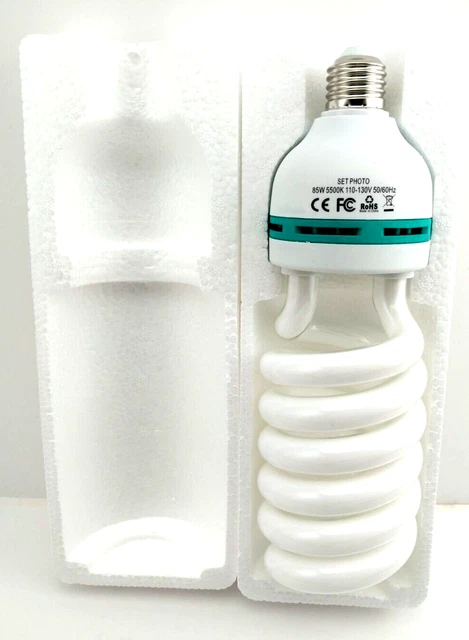 ESDDI 85w 5500k 110-130V 50/60Hz Florescent Light Bulbs (1 New)