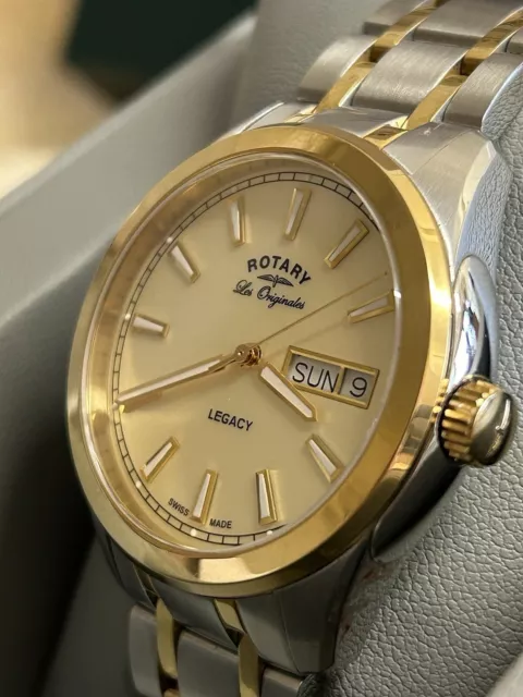 ROTARY LES ORIGINALES mens watch. LEGACY. ROTARYS FLAGSHIP WATCH. 95.00 PicClick UK