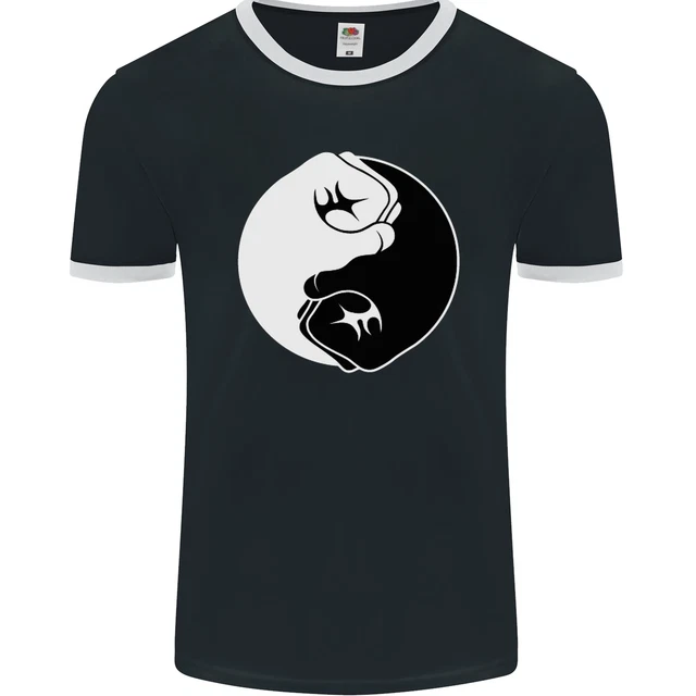 Taekwondo Fighter Mixed Martial Arts MMA Mens Ringer T-Shirt FotL