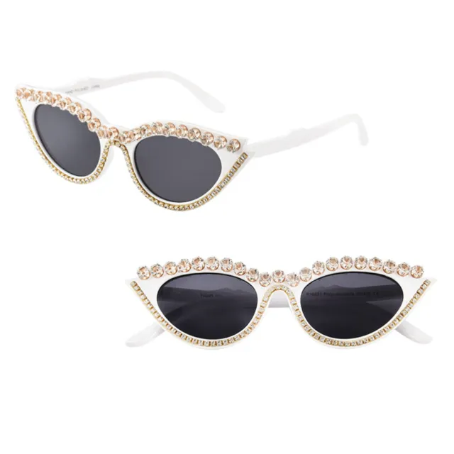 Occhiali da sole moda montatura piccola occhiali occhi di gatto occhiali di protezione UV delicati