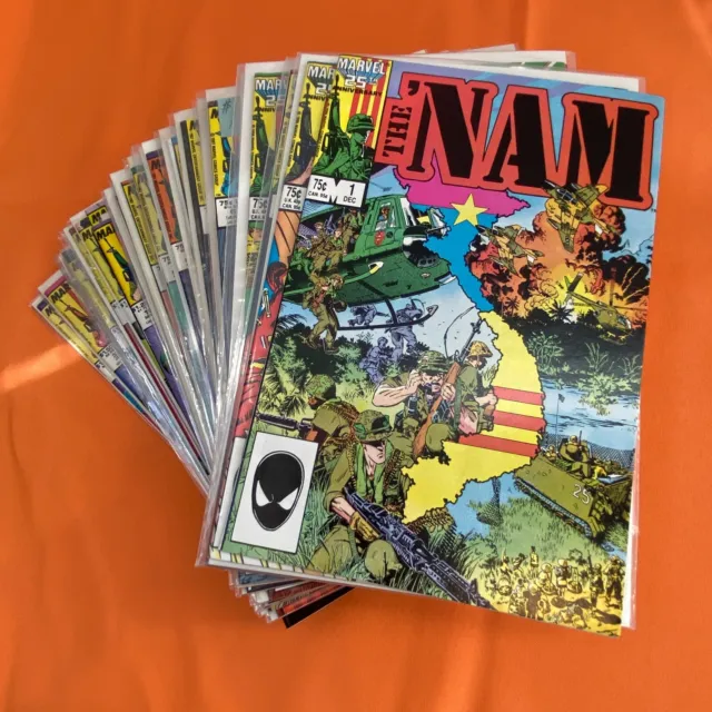 The 'Nam (1986) #1-33 / Michael Golden Marvel Vietnam War / 31 Vf/Nm Comic Lot