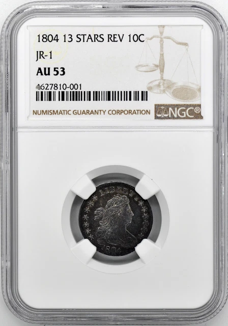 1804 Draped Bust 10C Ngc Au 53