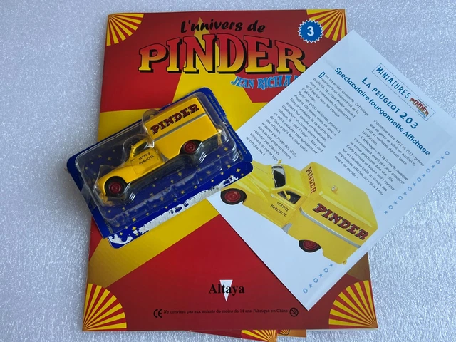 Maquette 1/43 Peugeot 203 Van - Décoration Cirque Pinder Service Publicité, Occasion