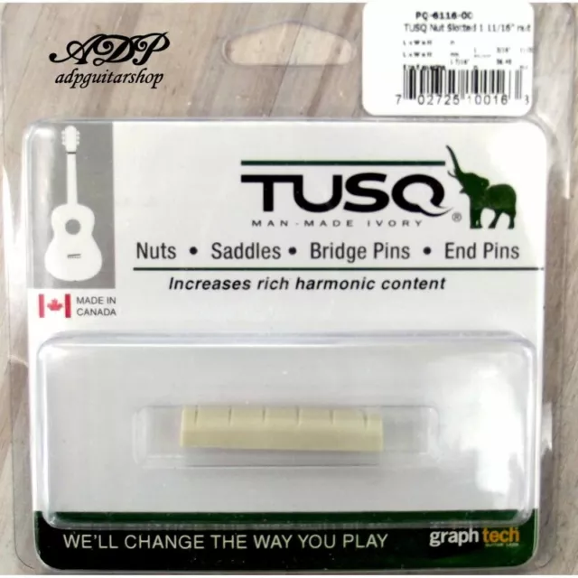 Graph Tech Tusq  PQ-6116-00  Acoustic Slotted nut 43.36