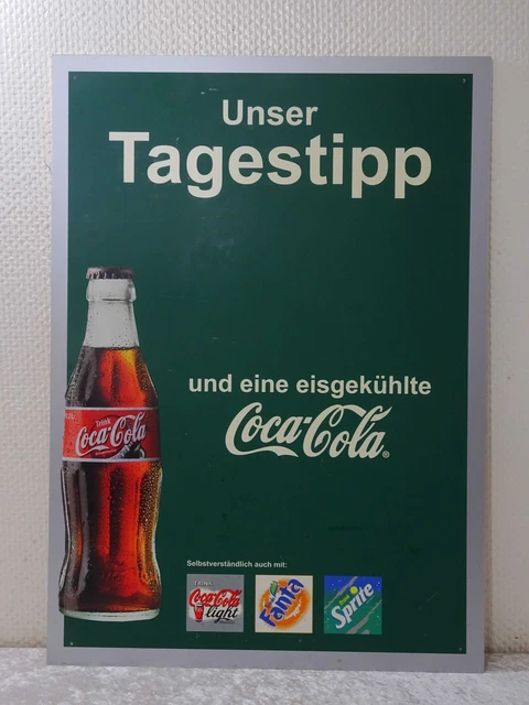 Plastica Color Lavagna Insegna Coca Cola - Unser Tagestipp - Restaurant
