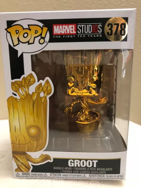 FUNKO POP MARVEL Studios The First Ten Years GROOT OR Bobble