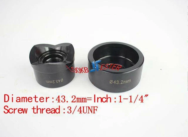 1PCS Hole Tool molds For TPA-8 Hydraulic Knockout Punch Driver 43.2mm