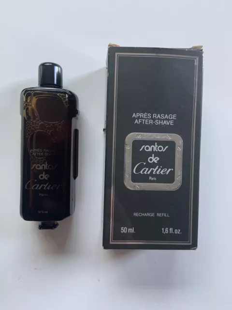 Santos De Cartier 50 ml / 1.6 oz After Shave Recharge Refill (VINTAGE)