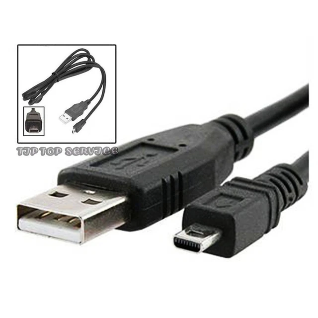 Câble USB Pour Appareil Photo Panasonic Lumix - Modèles DMC-FS7/FS8/FS9 - Longueur 14,5cm - Neuf