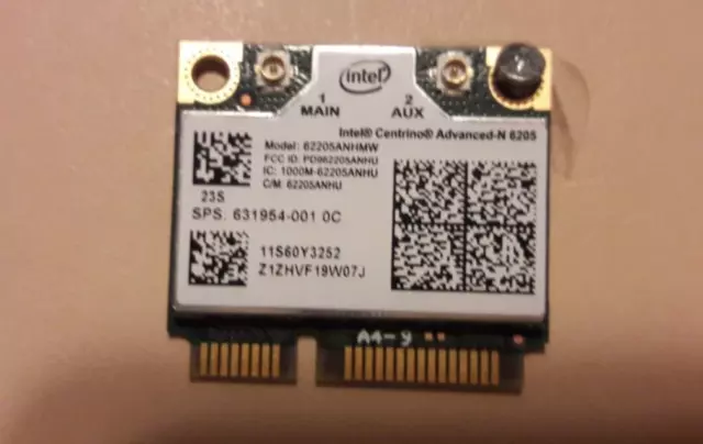 Intel® Centrino® Advanced-N 6205 WIFI Card