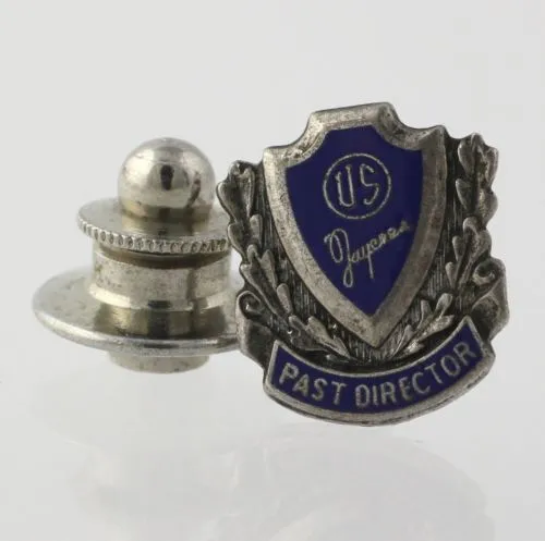 Jaycees Club Member Pin - Sterling Silver Lapel Past Director Collectible