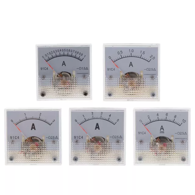 DC Ampèremètre Compteur Analogique Courant pour Circuit D'Essai Ampère