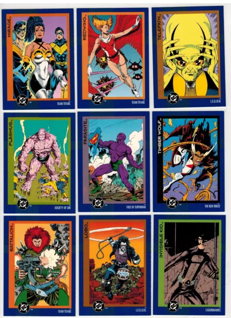 DC Comics Cosmic Teams Lot 48 Cards Skybox 1993
