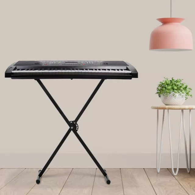 Electronic Piano X Stand Music Keyboard Standard Portable Rack Adjustable UK