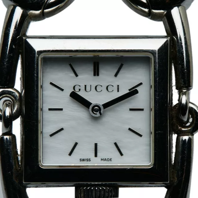 Gucci Signoria 116.5 Women's Watch Quartz White Shell Dial Swiss Made Analog