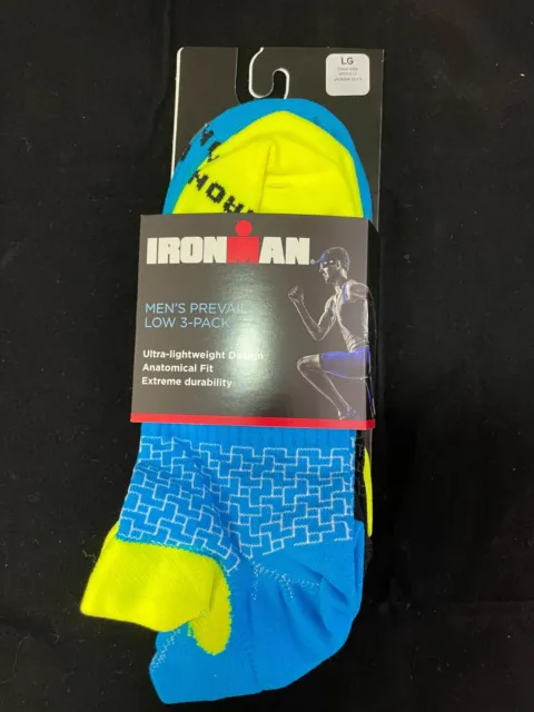 Wigwam Ironman Prevail Low 3-Pack Running Socks Irregular