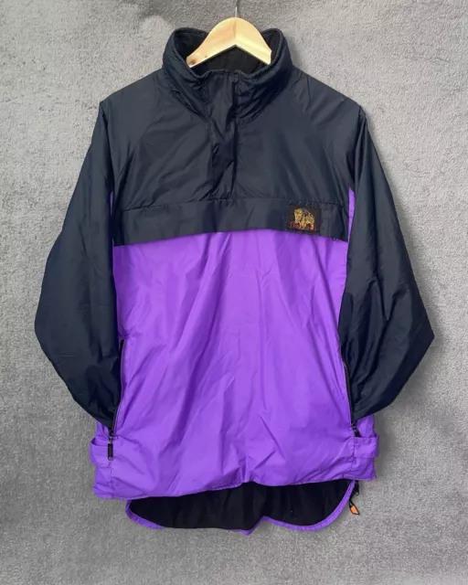 BUFFALO SYSTEM TECLITE Vintage Windbreaker Jacket, Size 42”Purple/Black ...