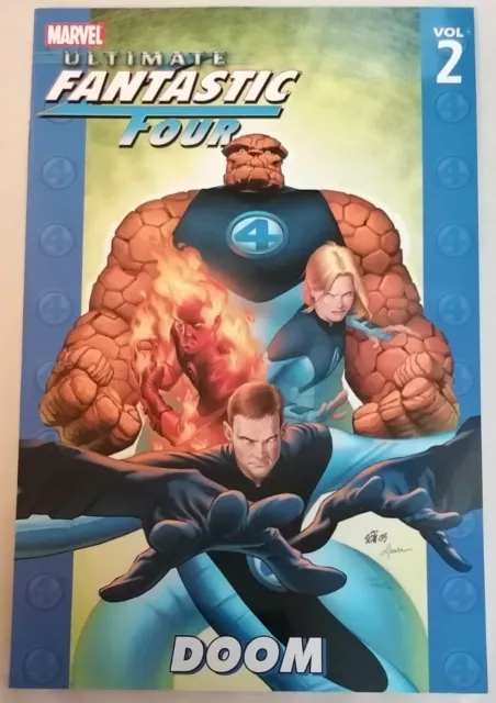 GRAPHIC NOVEL - *1st Print TPB* Marvel Ultimate Fantastic Four Vol 2 Doom Ellis