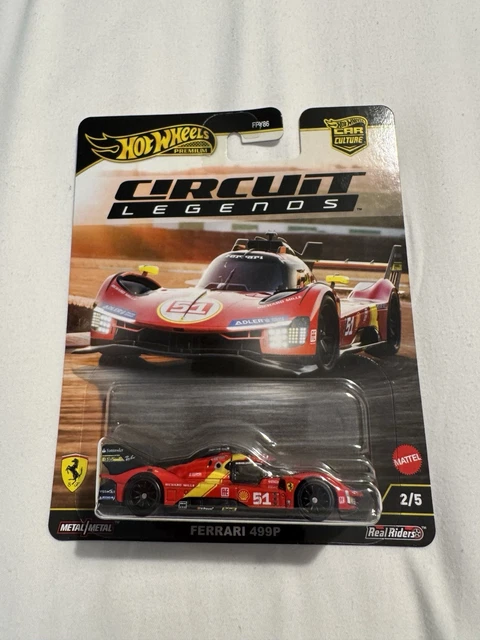 Hot Wheels Premium Ferrari 499P Rouge - Série Car Culture Legends, échelle 1:64, Boîte Fermée, 2025