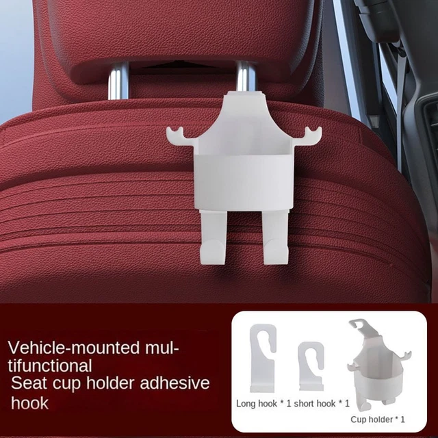 Storage Organizer Headrest Cup Holder Universal Caddy Storage Box  Car Seat