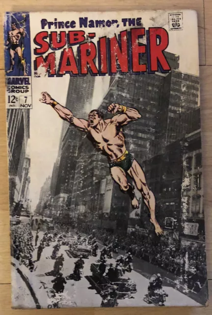 Namor Sub-Mariner 7 Thomas Story Buscema Art Death Of Destiny Cheerios Cereal Ad