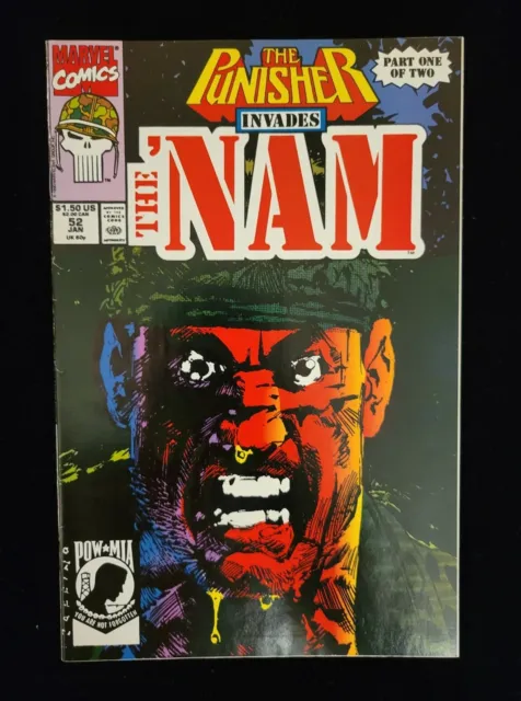The 'Nam #52 Frank Castle Punisher Invades The NAM - 1991 - Marvel Comics