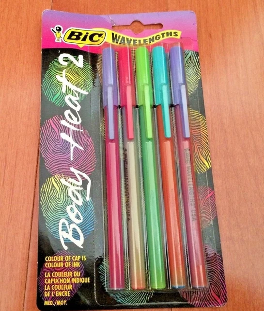 NEW BIC WAVELENGTHS BODY HEAT VINTAGE SUPER RARE Ballpoint