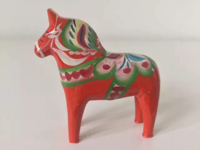 Small Akta Dala Horse Wooden Painted Horse Sweden Nils Olsson