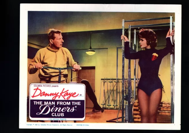 The Man From The Diners Club-Danny Kaye-Lobby Card-1963 Vg/Fn