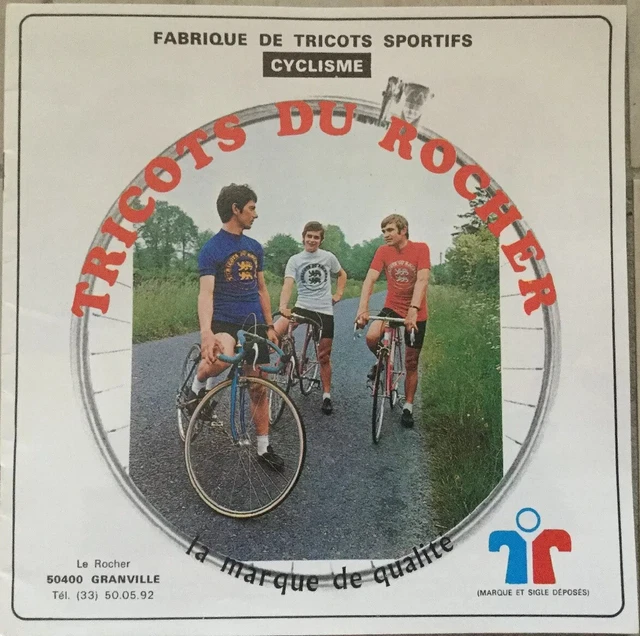 Vintage Tricots Du Rocher Retro Cycling Men's Rare Set