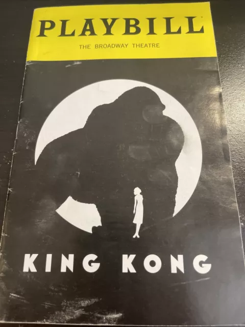 King Kong the Musical Original Broadway Playbill