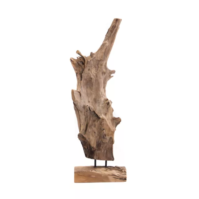 WURZELHOLZ SKULPTUR "DRIFT 70" |  Teak Figur, Teakholzskulptur, Holzskulptur