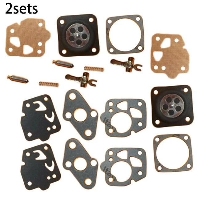 Kit Membrane Carburateur Pour Débroussailleuse - Compatible Séries WA/WT, Stihl, Echo, Ryobi, McCulloch... (2 Sets)
