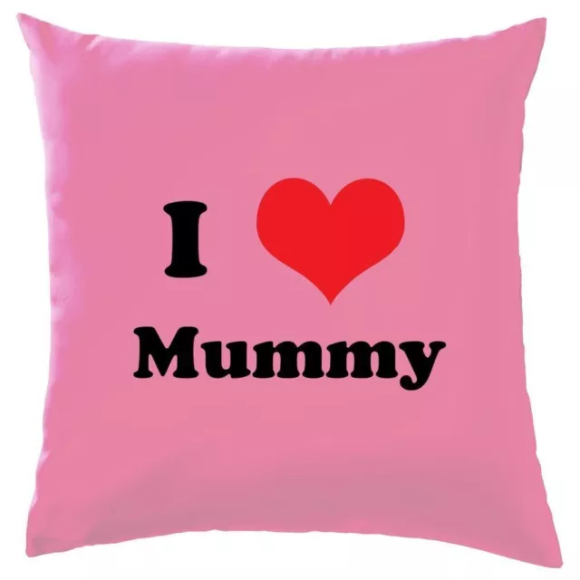 I Love Mummy - Cojín - Día de la Madre Mamá Lindo Recién Nacido Bebé Niño o Niña
